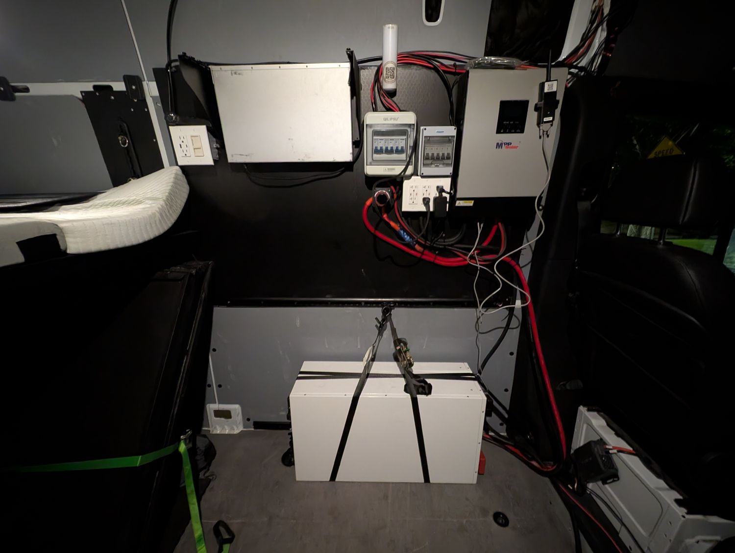 Van Battery and wall buildout