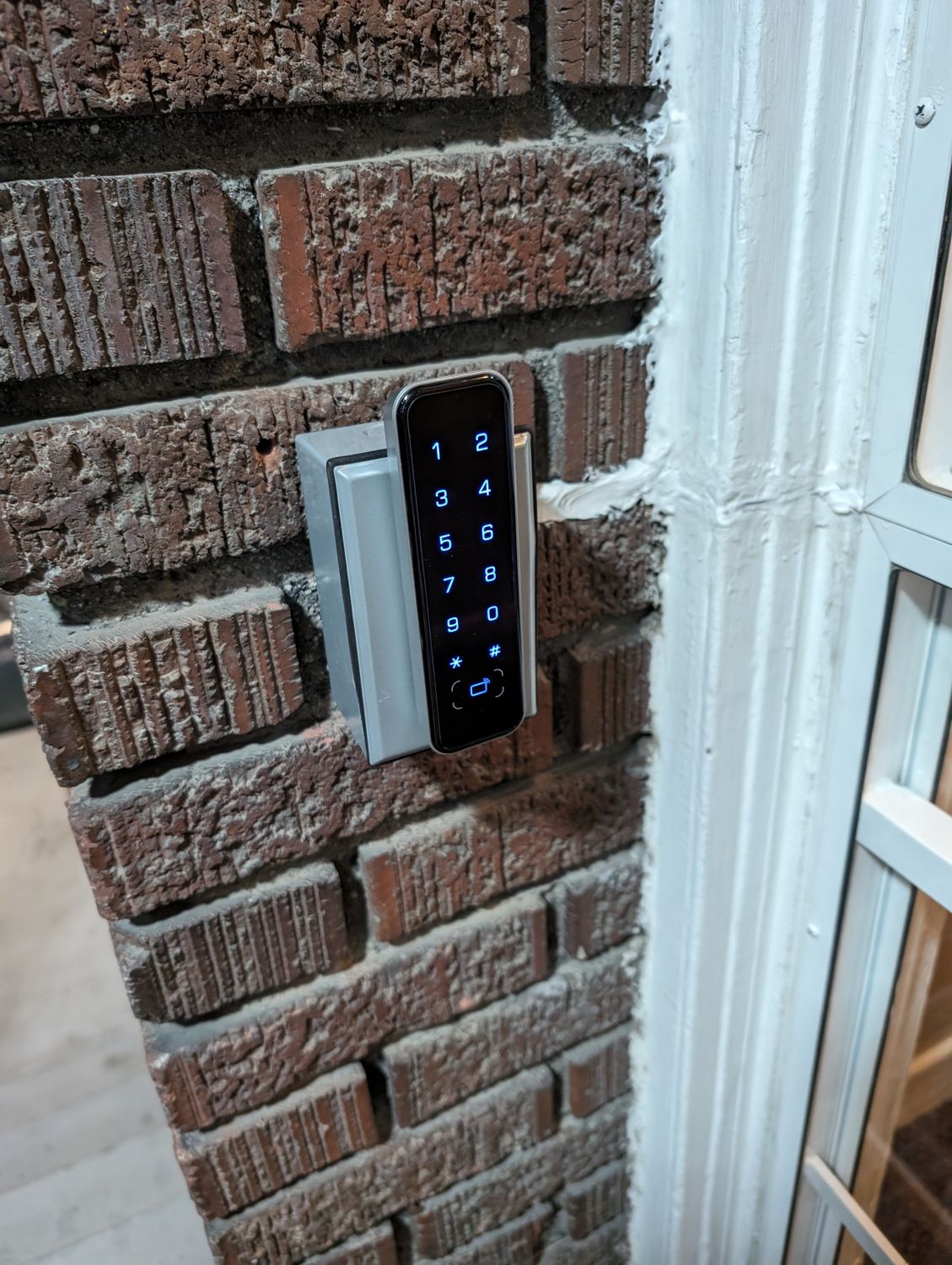 Door access control keypad and reader