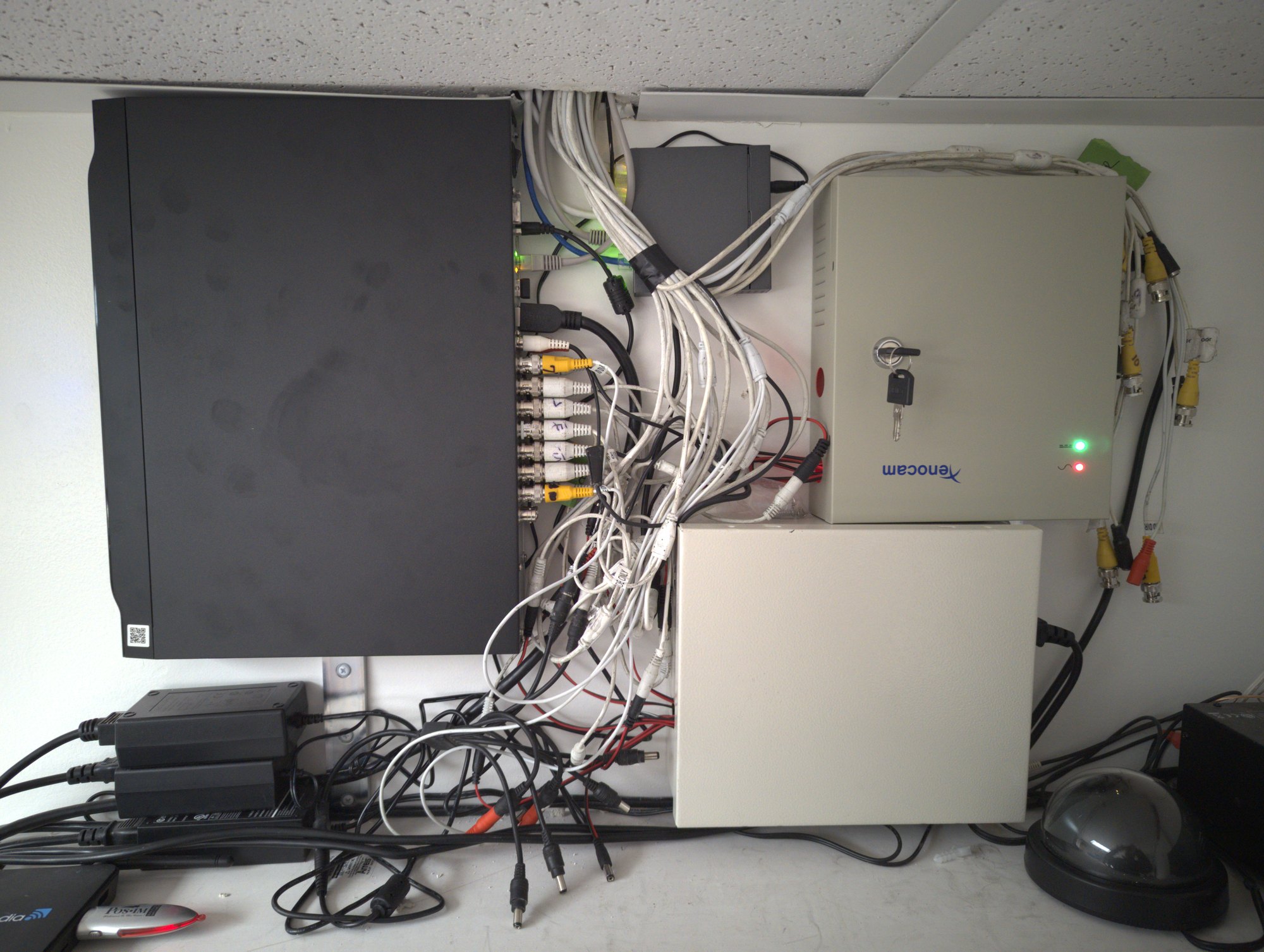 Camera + network head-end