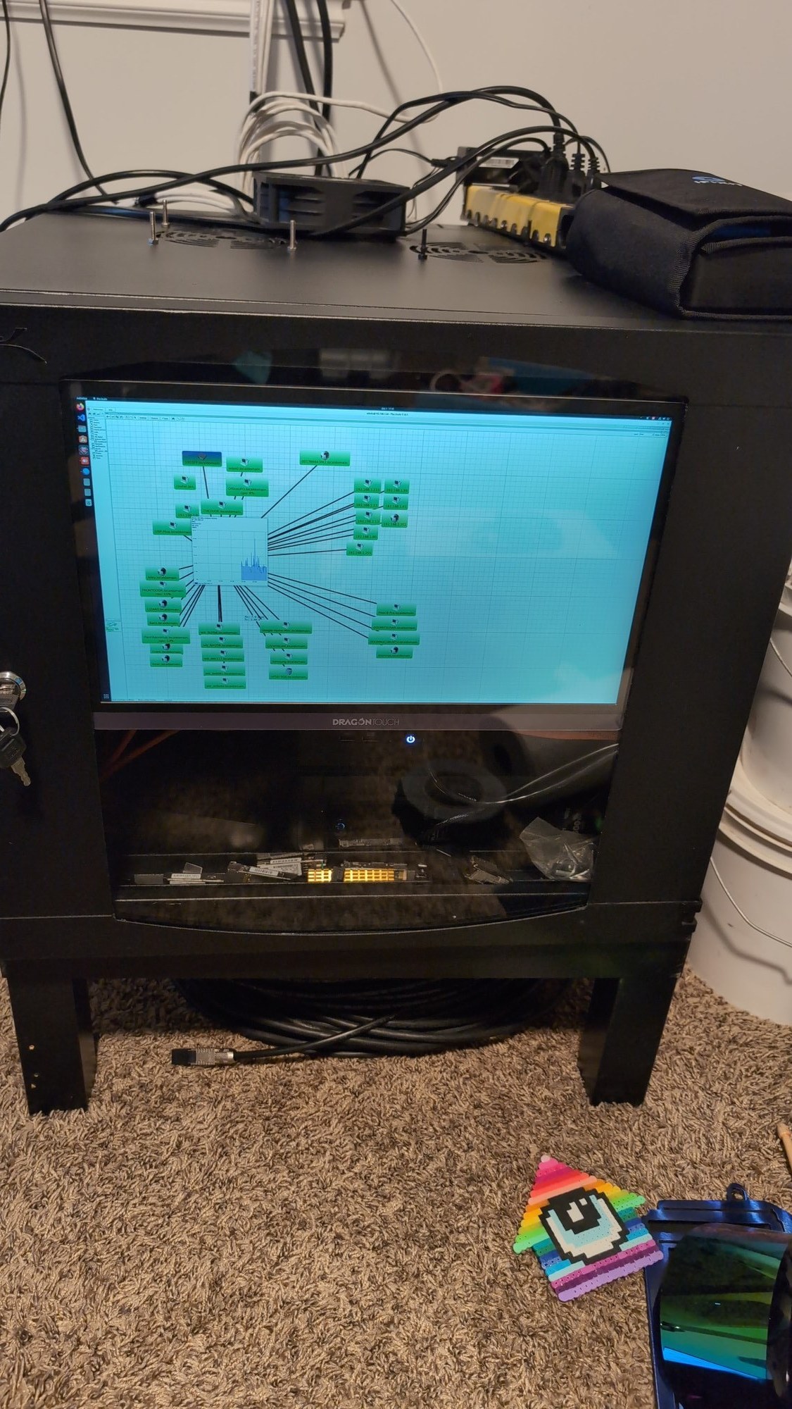 Rack monitoring dashboard